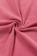 Ribbed Corduroy Oversized Sweatshirt