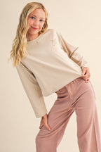 TWEEN KIDS GIRLS CROPPED BOXY TEE