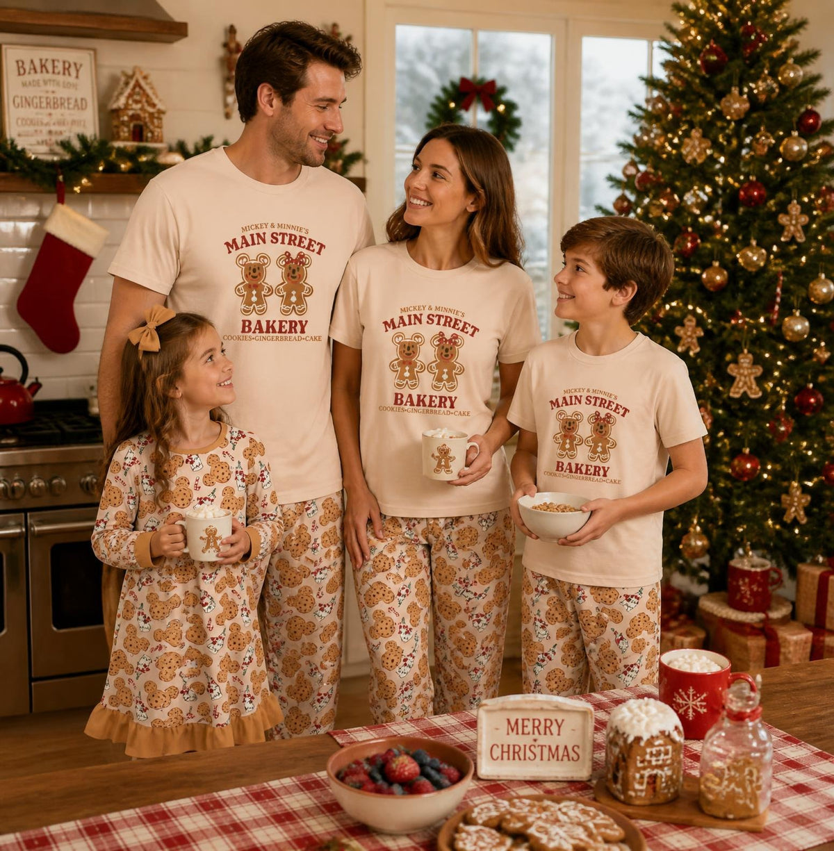 PREORDER: Gingerbread Family Christmas Pajamas