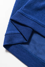 Ribbed Corduroy Oversized Sweatshirt