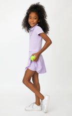 Girls Polo Top and Skort Tennis Outfit Set