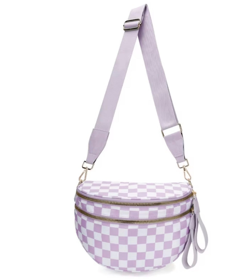 Checkered Crossbody Bags