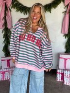 PREORDER- JOLLY & MERRY OVERSIZED PULLOVER