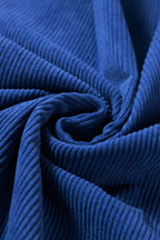 Ribbed Corduroy Oversized Sweatshirt