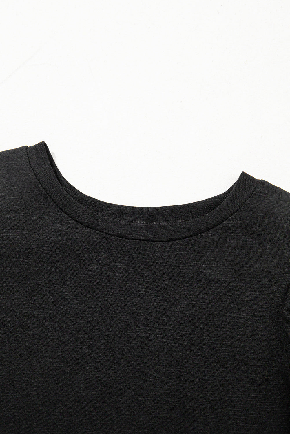 Layered Ruffle Short Sleeve Round Neck Top