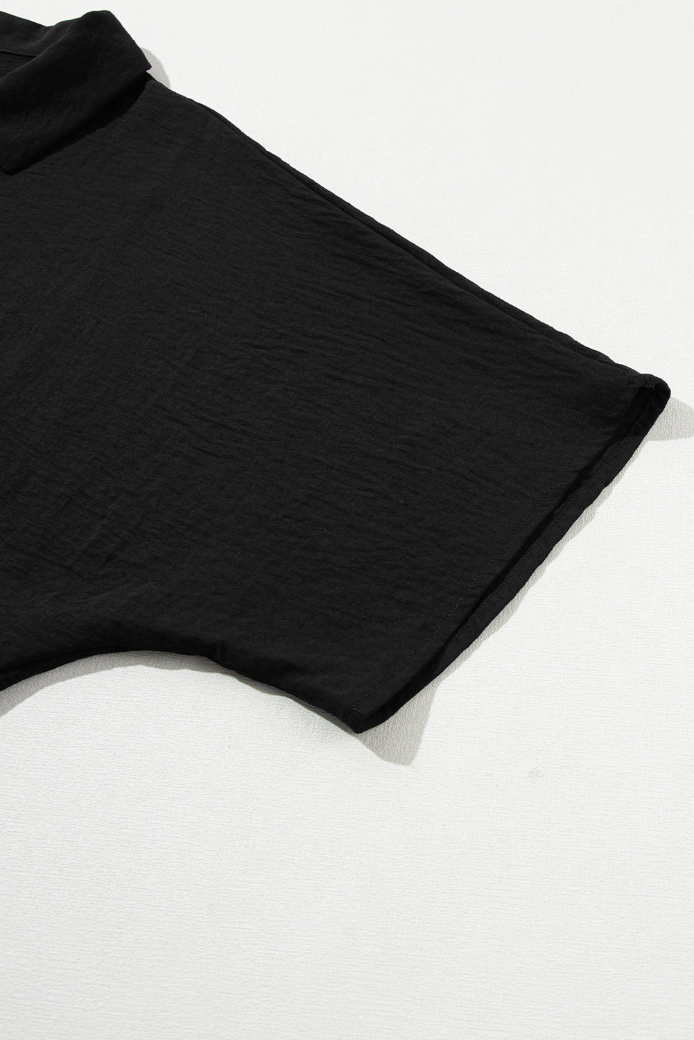 Half Button Collared Loose Romper