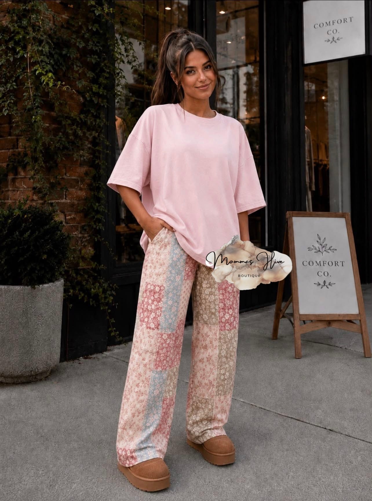 Light Pink Oversized Tee - PreOrder