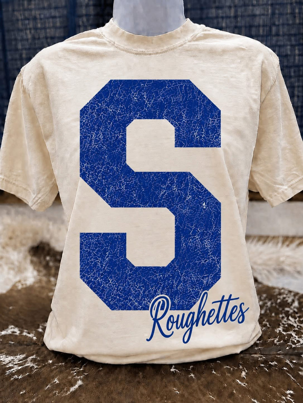 Custom Oversized Print Vintage Washed Spirit Tee on CC - Sundown