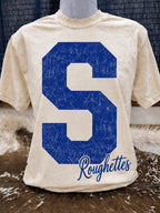 Custom Oversized Print Vintage Washed Spirit Tee on CC - Sundown