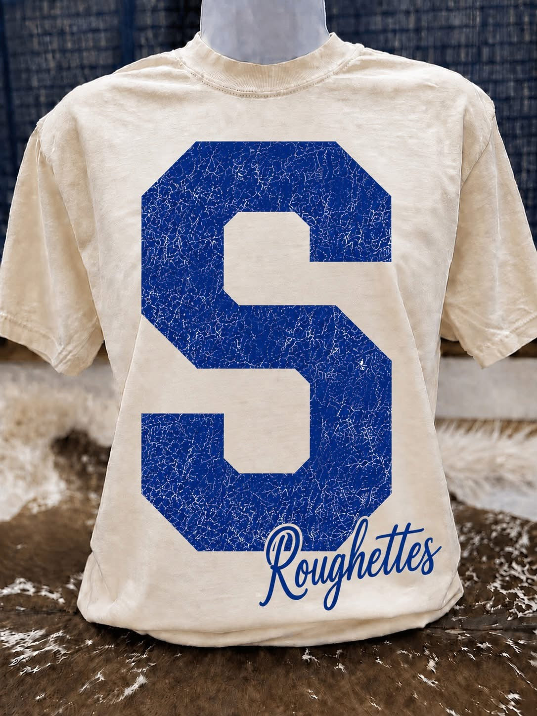 Custom Oversized Print Vintage Washed Spirit Tee on CC - Sundown