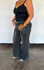 Preorder: OFF THE GRID STUDDED JEANS - ETA LATE NOVEMBER
