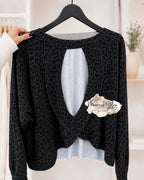 Open Back Long Sleeve Top PreOrder