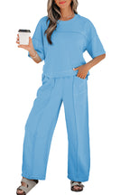 Drop Shoulder Boxy Tee and Barrel Pants Set