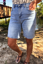 Kreek Bermuda Denim Shorts