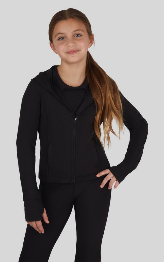 Girls Everyday Full Zip Active Jacket with Hood -ETA EARLY AUGUST