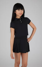 Girls Polo Top and Skort Tennis Outfit Set