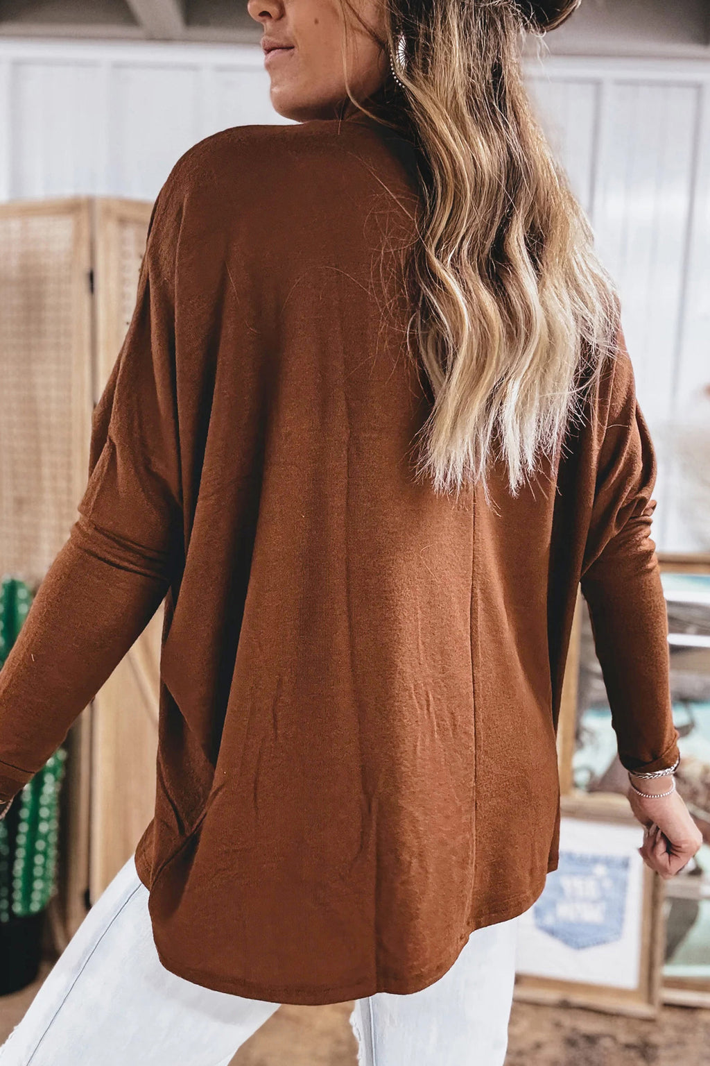 High Neck Long Sleeve Top