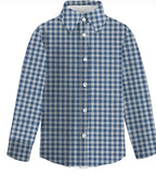 PREORDER: Boys Fall Plaid Button Up
