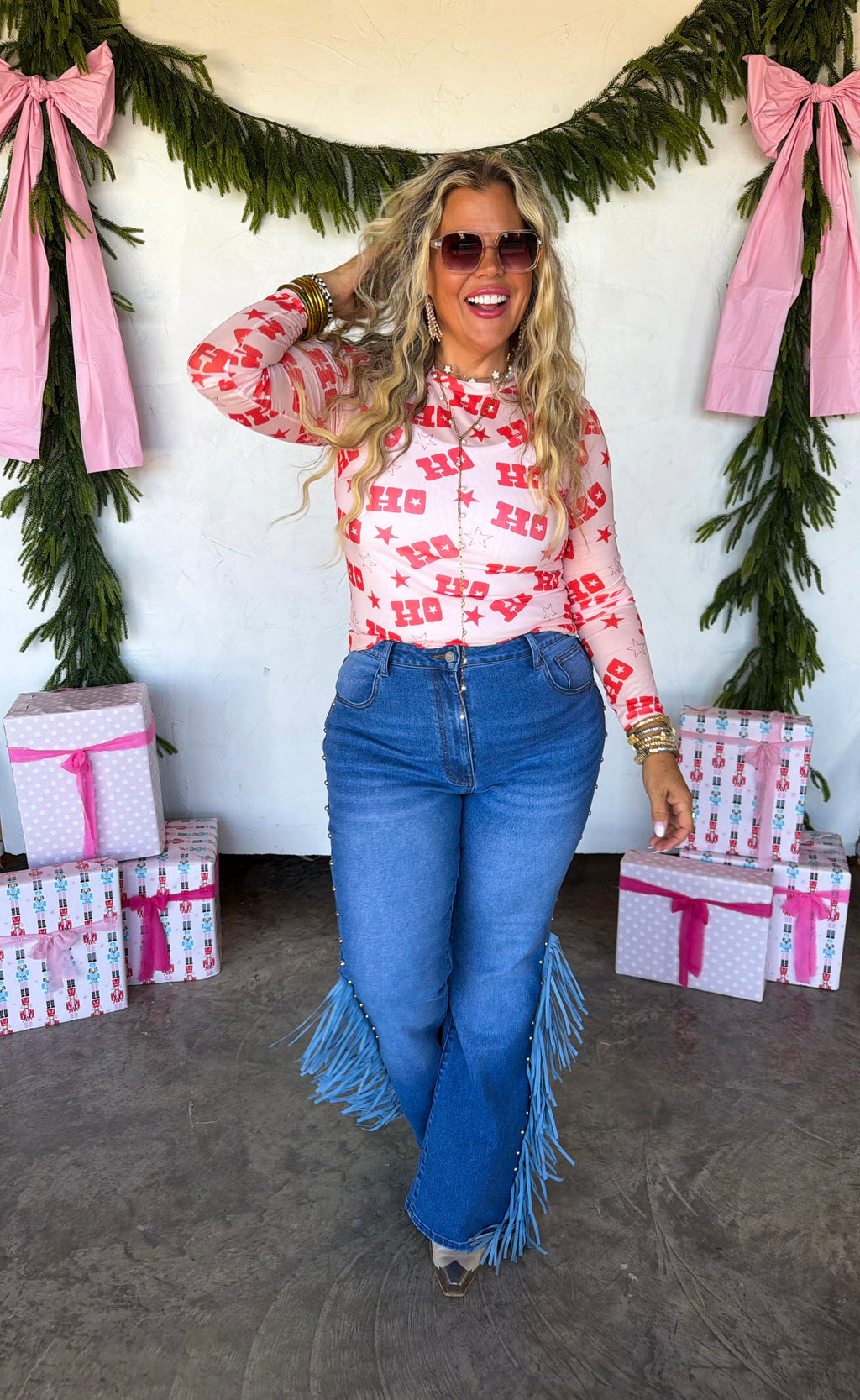 PREORDER- MERRY MESHMAS TOPS