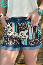 Patched Up Shorts - Western Long