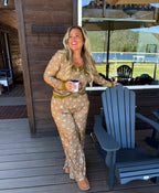 Preorder: Floral & Lace Waffle PJs