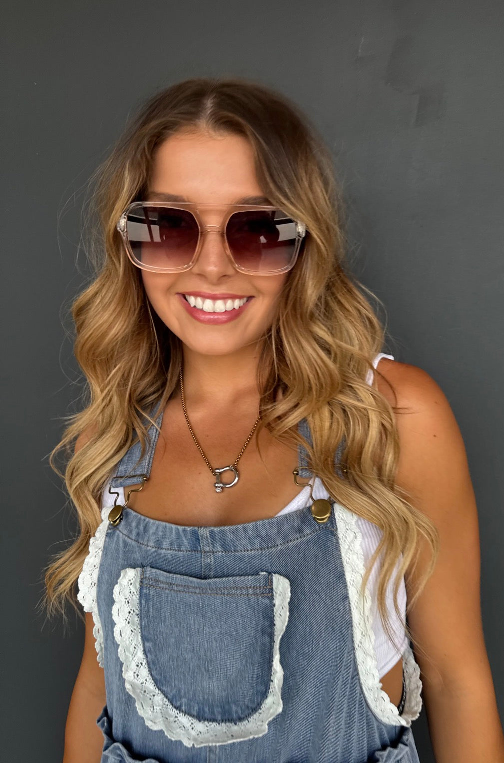 Boho and Lace Denim Overalls
