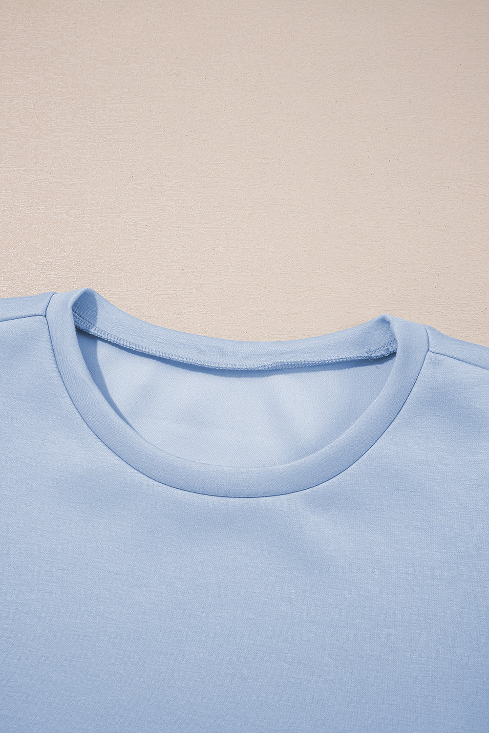 Puff Sleeve Pearl Embellished Scallop Trim Top 2 Piece Skort Set