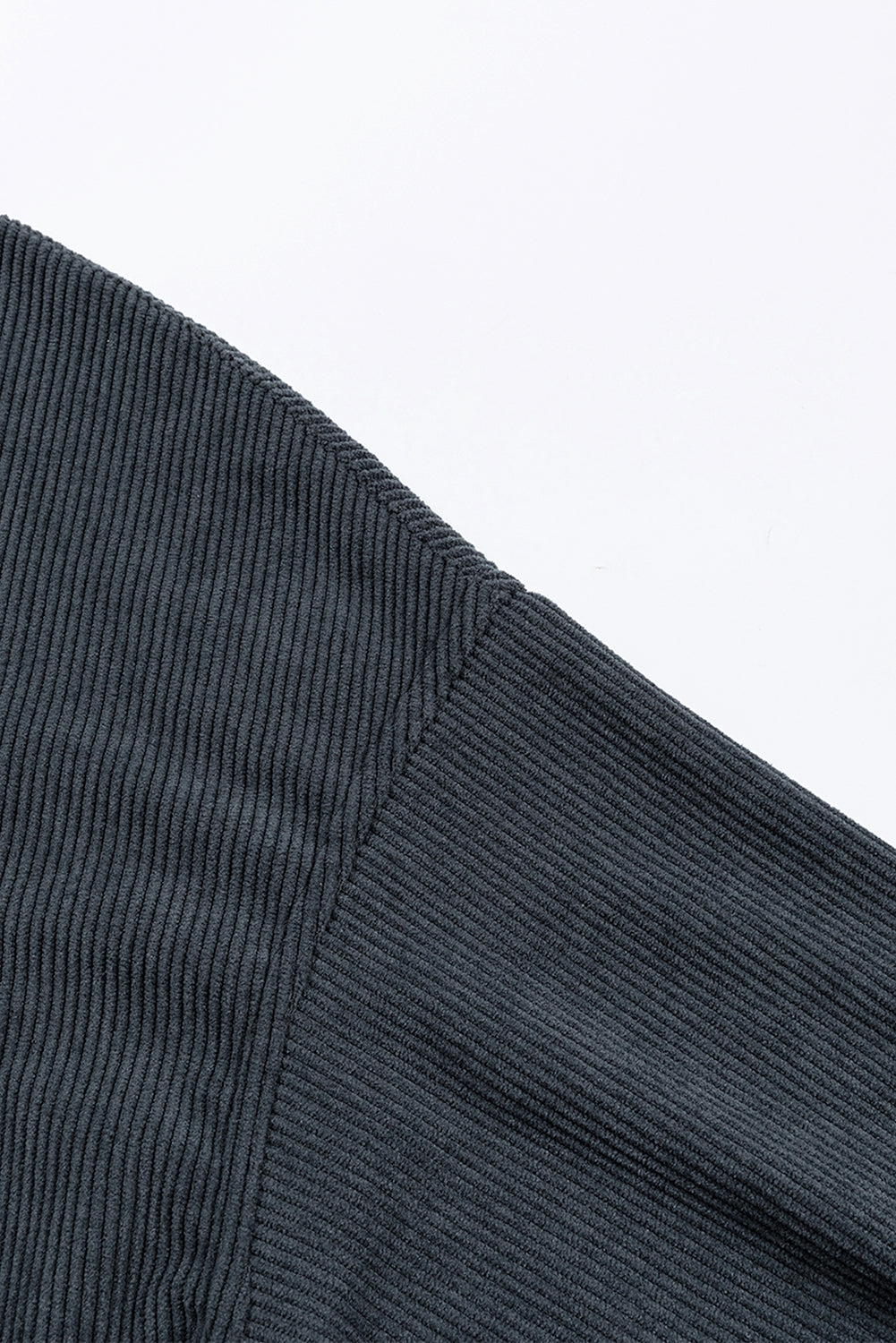 Ribbed Corduroy Oversized Sweatshirt