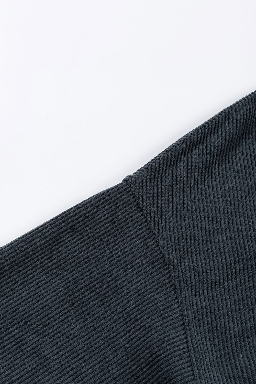 Ribbed Corduroy Oversized Sweatshirt