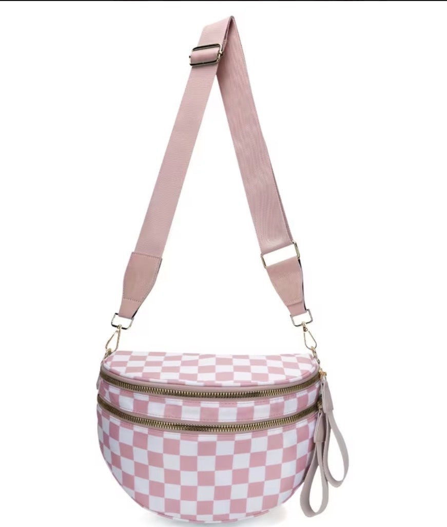 Checkered Crossbody Bags