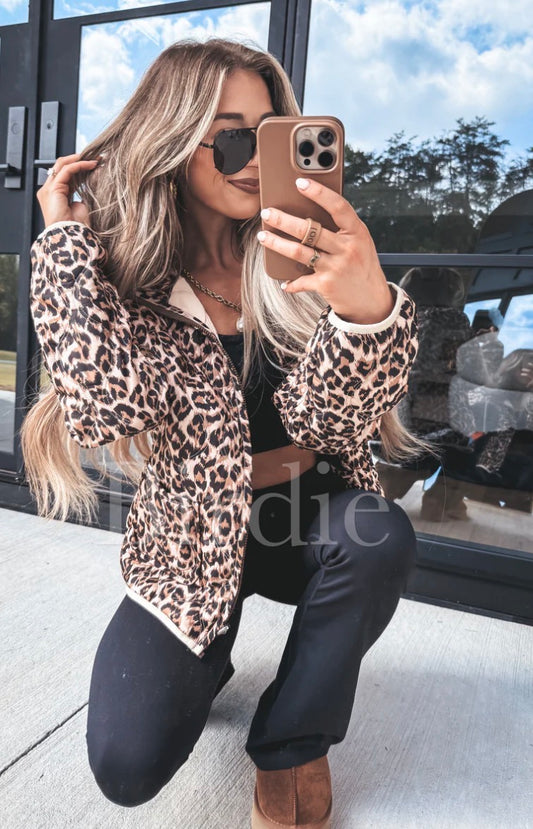 Leopard Cozy Cloud Jacket