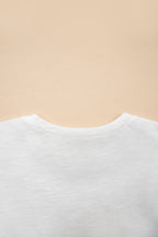 Layered Ruffle Short Sleeve Round Neck Top