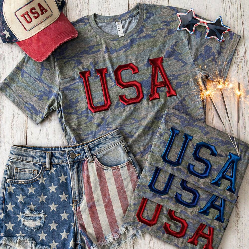 USA Metallic Puff Heat Transfer