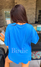 Birdie Tee Boxer Short Set in Royal Tide (Sold As Set)