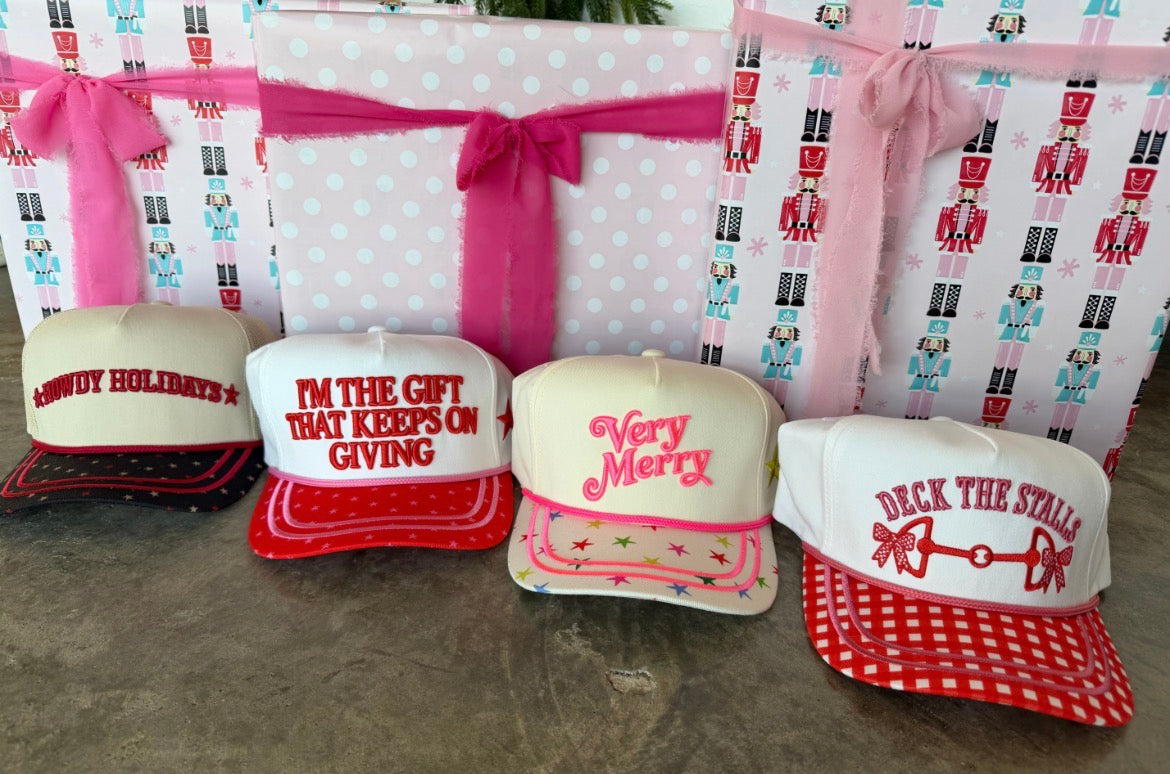 Holiday Hottie Trucker Hats - ETA LATE OCTOBER