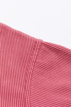 Ribbed Corduroy Oversized Sweatshirt
