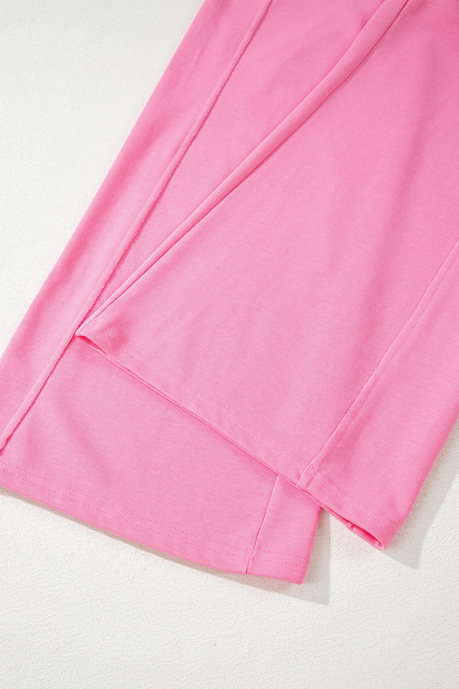 Slim Ribbed Tank Top and Sweatpants Set