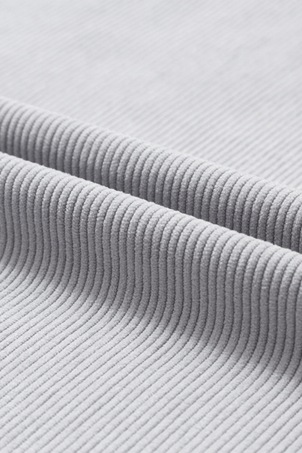 Ribbed Corduroy Oversized Sweatshirt