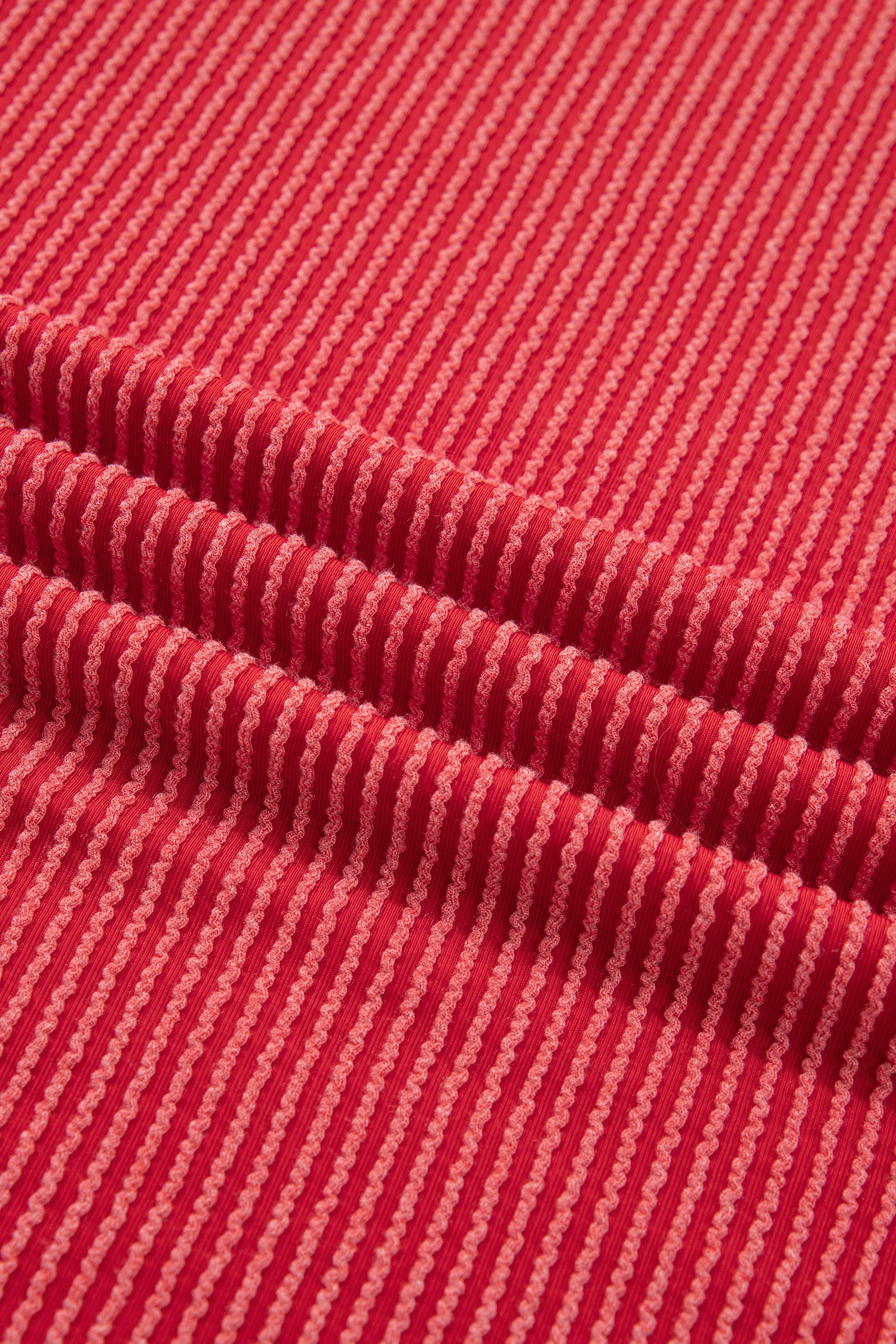Fiery Red USA Graphic Half Sleeve Loose Ribbed Top