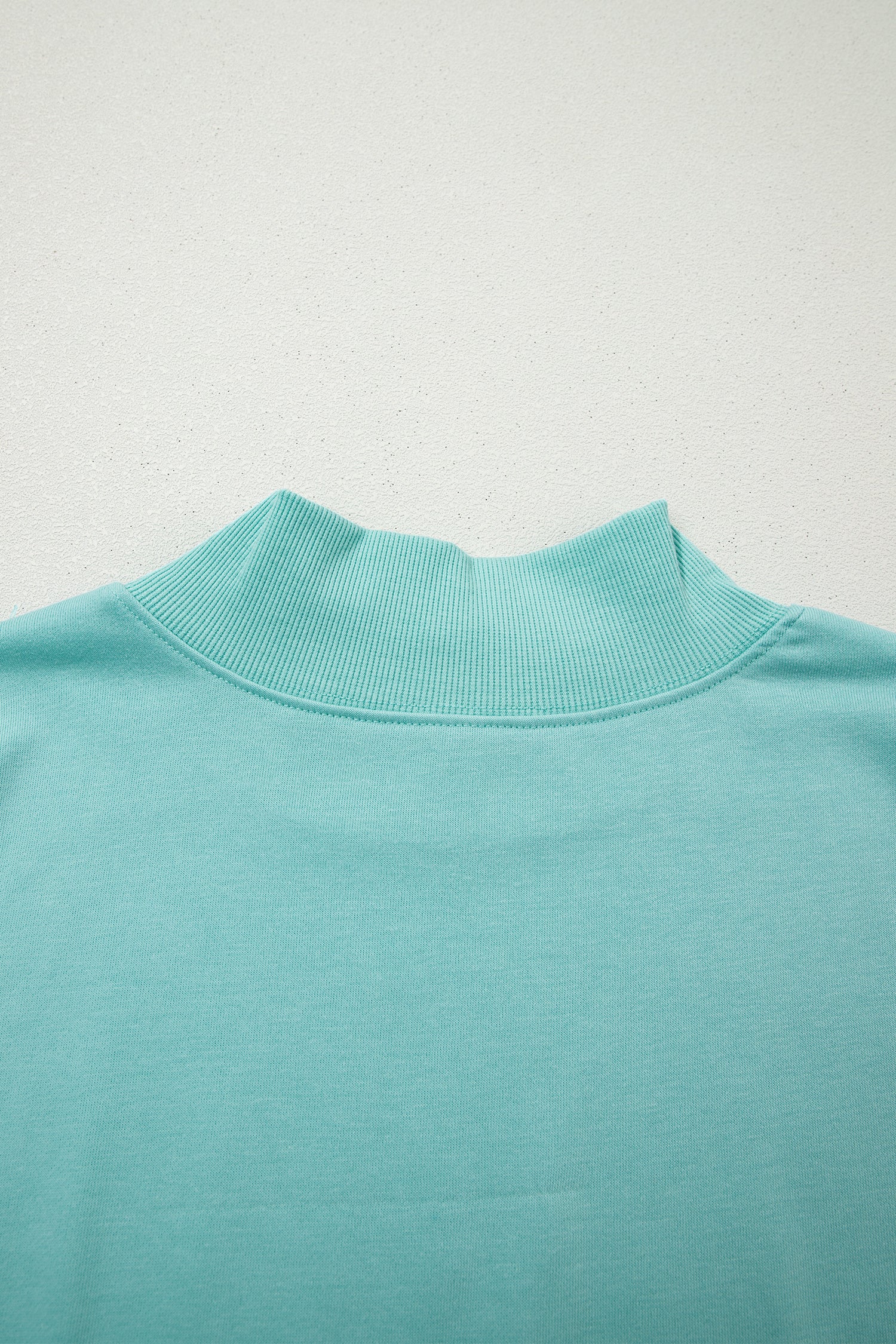 Black Solid Color High Neck Cap Sleeve Loose Top