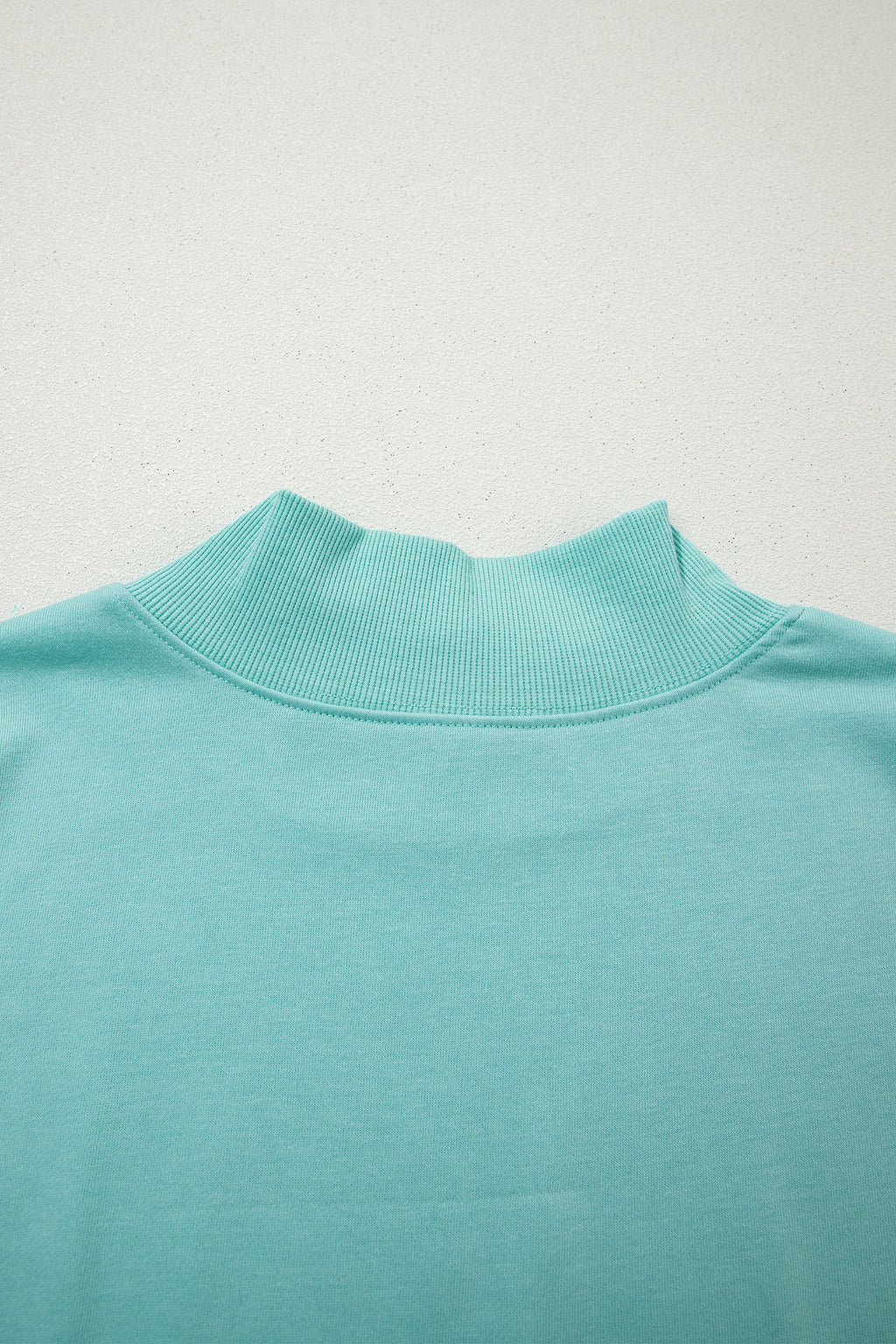 Black Solid Color High Neck Cap Sleeve Loose Top
