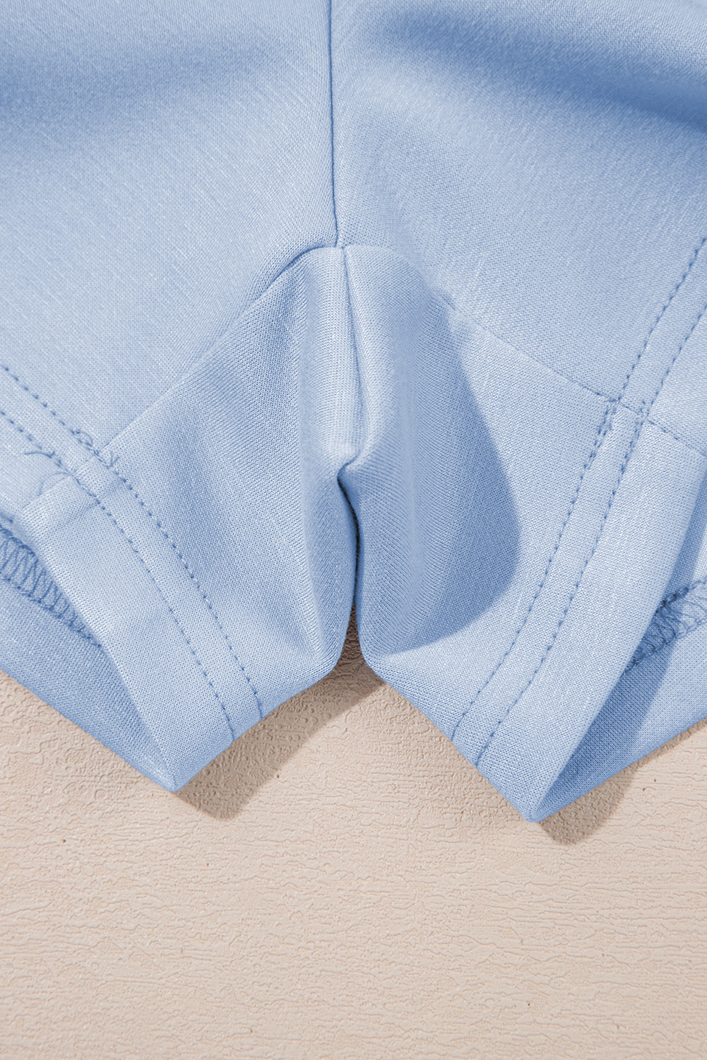 Puff Sleeve Pearl Embellished Scallop Trim Top 2 Piece Skort Set