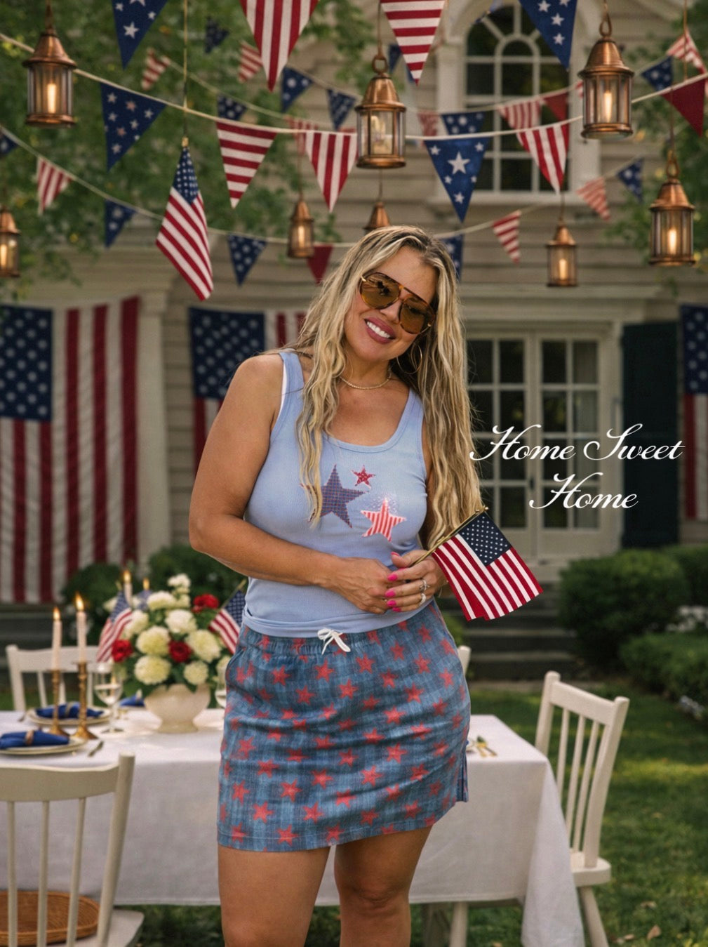 Presley Stretch Denim Skirt