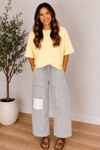 Striped Barrel Jeans