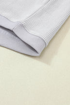 Ribbed Corduroy Oversized Sweatshirt
