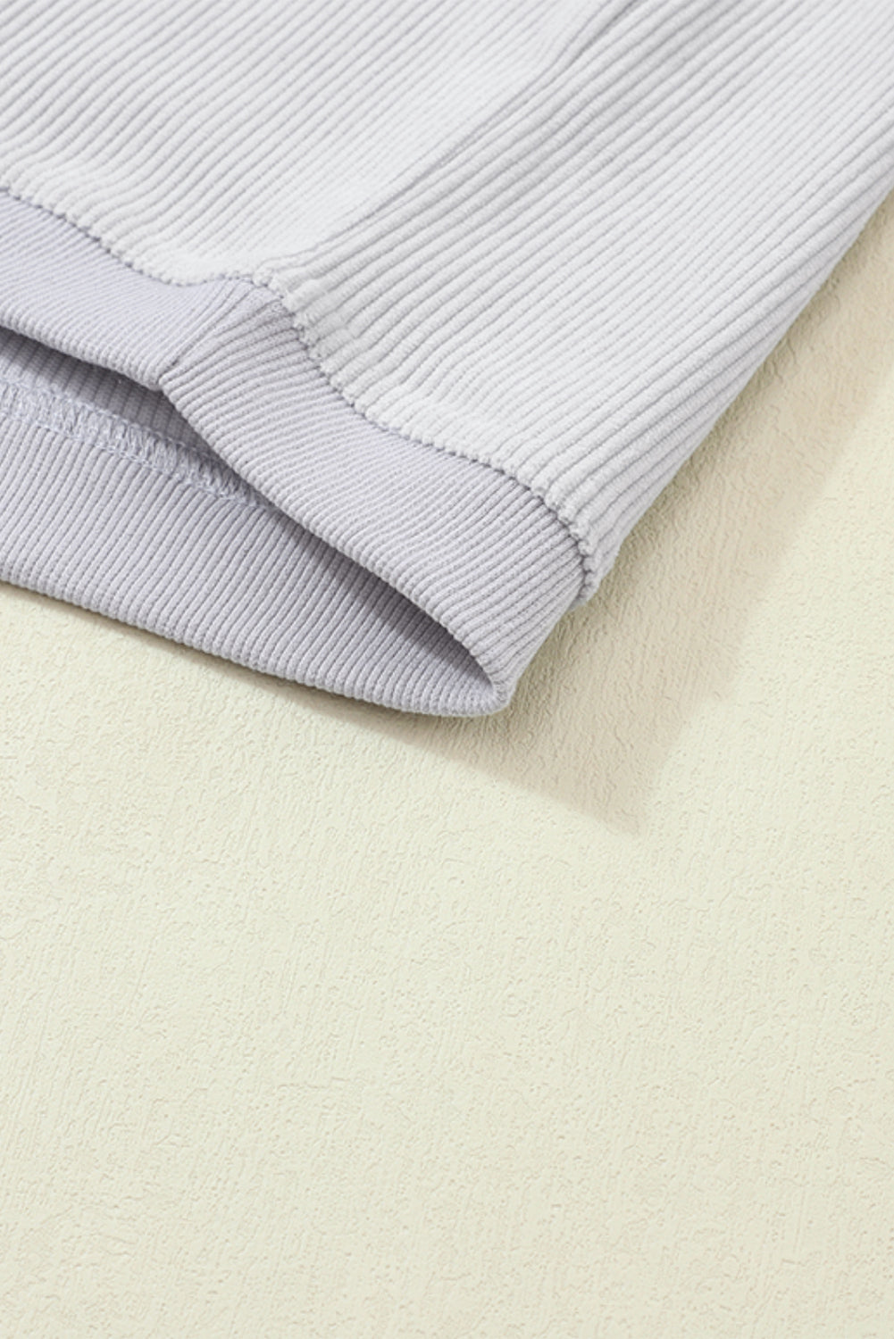 Ribbed Corduroy Oversized Sweatshirt