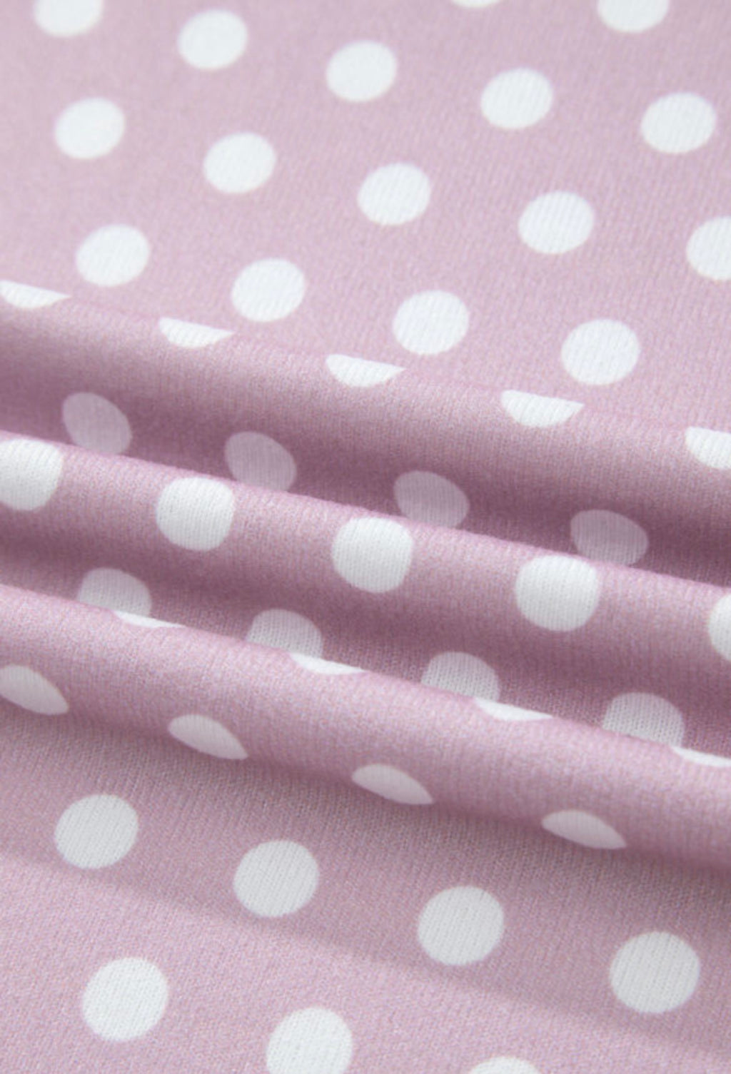 Purple Polka Dot Print Short Set