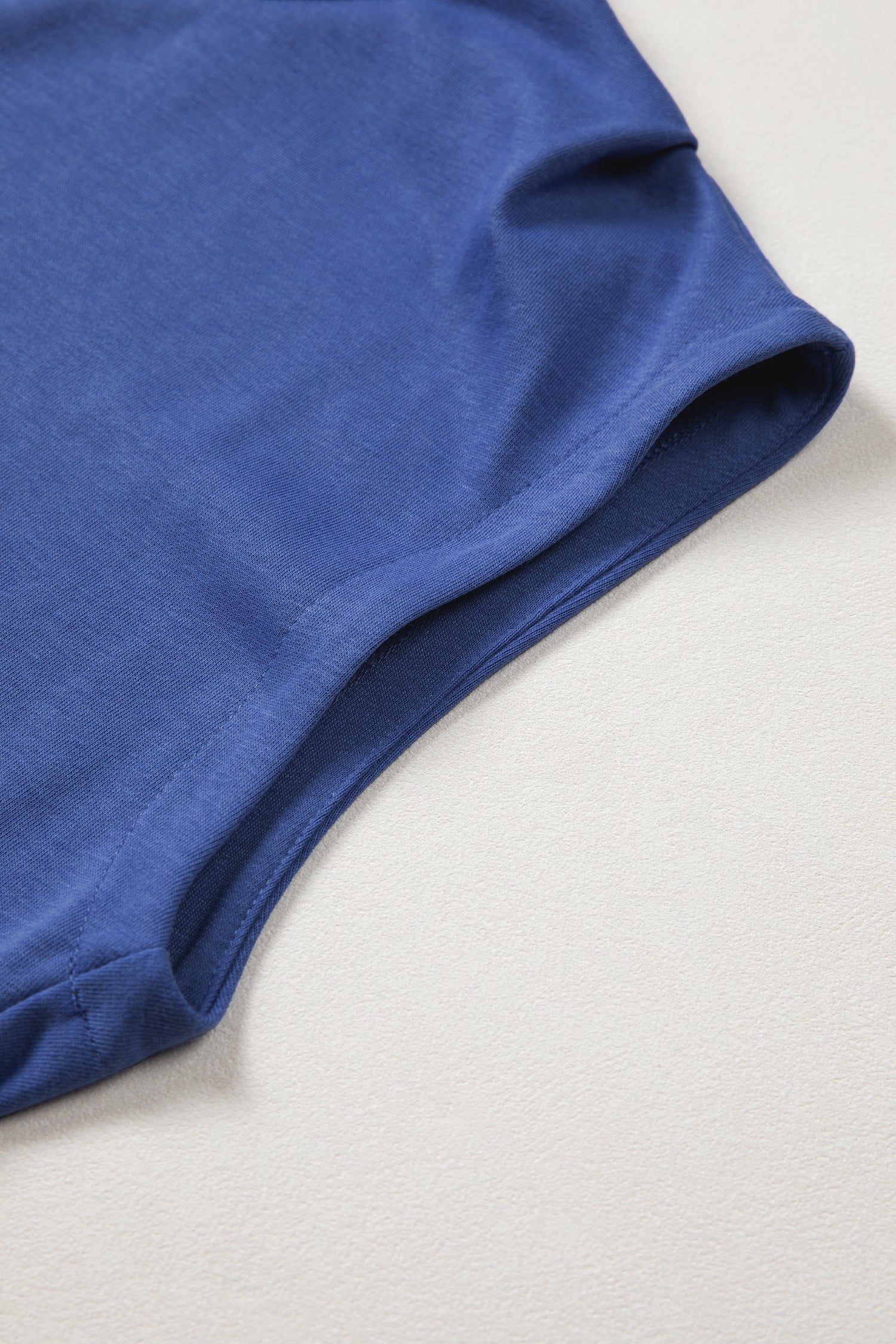 Black Solid Color High Neck Cap Sleeve Loose Top