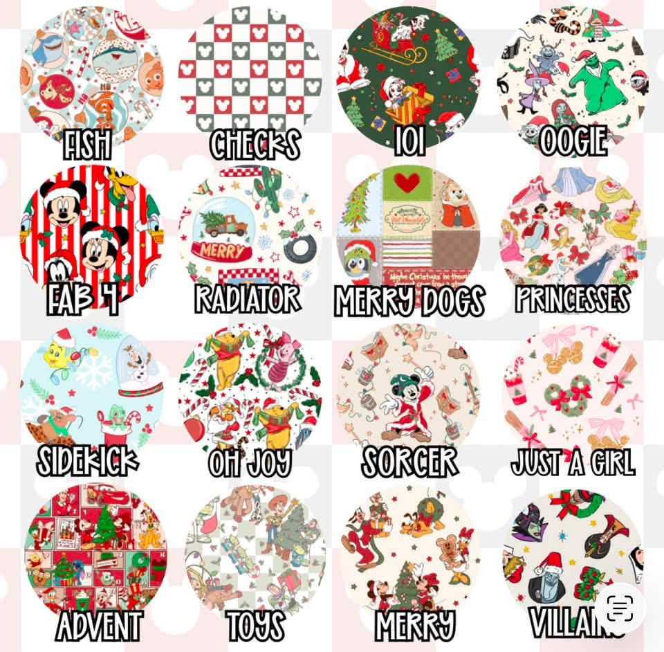 Adults CUSTOM CHRISTMAS WAFFLE SETS - CLOSES 7/23 Preorder