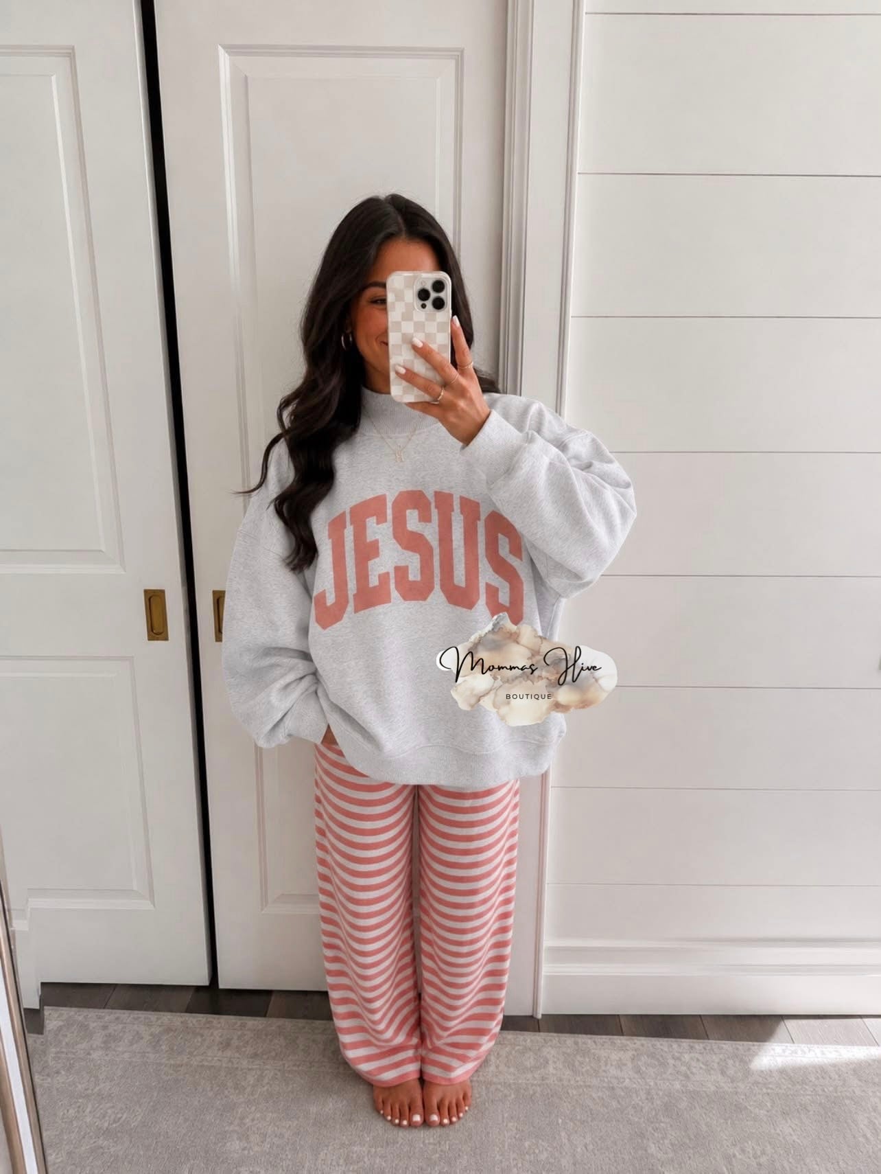 Reversible Jesus/Amen Mock Neck - PreOrder
